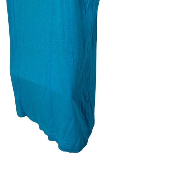 (5-154) NWT - Women's Old Navy V-Neck Turquoise Shirt - Picture 6 of 11